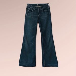 7 For All Man Kind Ginger Low Rise Jeans